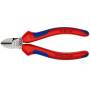 KNIPEX 70 02 140 - Diagonal-cutting pliers - Chromium-vanadium steel - Plastic - Blue/Red - 14 cm - 150 g