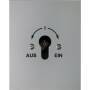 Berker 4416 - Key-operated switch - 2P - Aluminium - Aluminium - Plastic - IP44 - 250 V