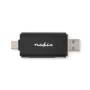 Nedis Kartenleser / microSD (TF) / microSDHC (TF) / microSDXC (TF) / SD / SDHC / SDXC / USB 2.0