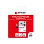 Skross MUV USB (2xA) Kompakter 2-poliger Weltreiseadapter mit 2 integrierten USB-Anschlüssen
