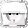 MERTEN MEG2314-0319 - CEE 7/3 - CEE 7/4 - White - Thermoplastic - IP44 - 250 V