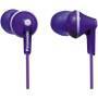 Panasonic RP-HJE125E - Headphones - In-ear - Music - Violet - 1.1 m - Wired
