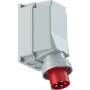 PC Electric Wandgerätestecker 125A 5polig 6h IP67 TWIST