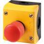 Eaton M22-PV/KC02/IY - Electrical enclosure button - Screw - Red - Yellow - Plastic - IP66 - IP69 UL - CSA - AC