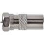 Nedis Satelliten- und Antennenadapter| F-Stecker| Coax Stecker| Vernickelt| 75 Ohm|