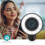 Nedis SmartLife Außenkamera / Wi-Fi / Spotlight / 4K / 3840x2160 / IP65 / Cloud Storage (optional) / microSD (not enthalten) / Onvif / 5 V DC / mit Bewegungssensor / Nachtsicht / Schwarz