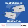 Club 3D Club3D Lifestyle Ladegerät USB-C 30Watt, 2Stk  weiß retail (CAC-3020)