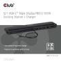 Club 3D Club3D USB-C 12in1-Dock >DP1.4/2xHDMI/2xUSB-C/ 8K30Hz PD100W retail (CSV-2541)