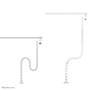 NEOMOUNTS BY NEWSTAR NEOMOUNTS Cable Spine Organizer for sit/stand desk frames clamp mounted white (