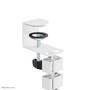 NEOMOUNTS BY NEWSTAR NEOMOUNTS Cable Spine Organizer for sit/stand desk frames clamp mounted white (