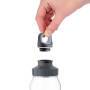Emsa Drink2Go Glas Trinkflasche 0.5 Liter Schraubverschluss Auslaufsicher Spülmaschinenfest