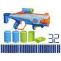 Nerf Elite Junior Rookie Pack Rambler Easy-Play Blaster 32 Nerf Elite Darts und 4 Ziele