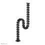NEOMOUNTS BY NEWSTAR NEOMOUNTS Cable Spine Organizer for sit/stand desk frames magnet mounted black 