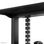 NEOMOUNTS BY NEWSTAR NEOMOUNTS Cable Spine Organizer for sit/stand desk frames magnet mounted black 
