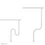 NEOMOUNTS BY NEWSTAR NEOMOUNTS Cable Spine Organizer for sit/stand desk frames screw mounted white (