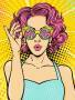 Ravensburger CreArt - Malen nach Zahlen 25857 - PopArt Collection: Lady in Pink  - ab 14 Jahren - Ma