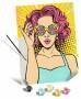 Ravensburger CreArt - Malen nach Zahlen 25857 - PopArt Collection: Lady in Pink  - ab 14 Jahren - Ma