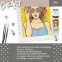 Ravensburger CreArt - Malen nach Zahlen 25857 - PopArt Collection: Lady in Pink  - ab 14 Jahren - Ma