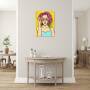 Ravensburger CreArt - Malen nach Zahlen 25857 - PopArt Collection: Lady in Pink  - ab 14 Jahren - Ma