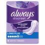 Always Discreet Inkontinenzeinlagen Long Plus, 64 Binden (4 x 16 Stück) Monatspaket, diskreter Schutz & hohe Saugstärke, Geruchskontrolle