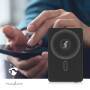 Nedis powerbank / 5000 mAh / kabelloses Laden / 1.67 / 2.22 / 3.0 A / Anzahl der Ausgänge: 1 / Ausgangsanschluss: 1x USB-C™ / Eingangsverbindung: 1x USB-C™ / PD3.0 20W / Lithium-Polymer
