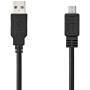 Nedis CCGB60500BK20 - 2 m - USB A - USB B - USB 2.0 - 480 Mbit/s - Black