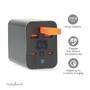 Nedis powerbank / 30000 mAh / 18 / 100 W / 1.5 / 2.0 / 3.0 / 5.0 A / Geräteausgangsanschluss: 2x USB-A / 2x USB-C™ / Geräteeingangsanschluss: 1x USB-C™ / Lithium-Polymer / Display