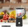 MELISSA Blender / 800 W / 2 Geschwindigkeiten + Pulse / 4 Edelstahlklingen / 1,5-L-Kunststoffkanne/ Schwarz