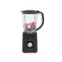 MELISSA Blender / 800 W / 2 Geschwindigkeiten + Pulse / 4 Edelstahlklingen / 1,5-L-Kunststoffkanne/ Schwarz