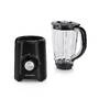 MELISSA Blender / 800 W / 2 Geschwindigkeiten + Pulse / 4 Edelstahlklingen / 1,5-L-Kunststoffkanne/ Schwarz