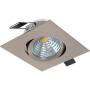 Eglo EINBAUSPOT LED 6W 88X88 (SALICETONICKEL 2700)