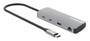 MANHATTAN USB-C PD 4K Dockingstation USB C-Stecker auf HDMI 4K60Hz 3x USB-A USB-C 5Gbit/s USB-C PD 1