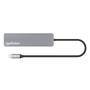 MANHATTAN USB-C PD 4K Dockingstation USB C-Stecker auf HDMI 4K60Hz 2x USB-A USB-C 5 Gbit/s USB-C PD 