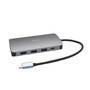 I-TEC USB-C Metal Dock 1xHDMI 1xVGA 1xSD+1xmicroSD Kartenleser 1xGLAN 1xAudio/Mic 3xUSB 3.1 1xUSB-C 