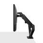 LINDY Dual Mount Desktop Gasfederarm - Schwarz (40708)