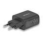 LINDY USB-C Ladegerät 2-Port GaN Charger 65W, schwarz (73438)