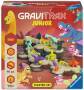Ravensburger GraviTrax Junior Starter-Set L Dino24586 - Erweiterbare Kugelbahn für Kinder, Murmelbah