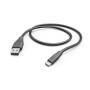 HAMA USB-A - USB-C  1 5 M  SW (USB-KABEL)