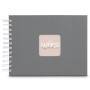 Hama  Fine Art  Spiral Steingrau 24x17 50 weiße Seiten    9836 Archivierung -Fotoalben-