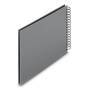 Hama  Fine Art  Spiral Steingrau 28x24 50 schwarze Seiten    9840 Archivierung -Fotoalben-