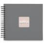 Hama  Fine Art  Spiral Steingrau 28x24 50 schwarze Seiten    9840 Archivierung -Fotoalben-