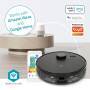 Nedis SmartLife Roboter-Staubsauger / Navigationsmethode: Laser-Navigation / Wi-Fi / Kapazität Auffangbehälter: 0.59 l / Automatisches Laden / Maximale Betriebszeit: 1.75 Std / Schwarz / Android™ / IOS