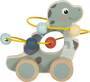 SMALL FOOT Schiebetier mit Motorikschleife "Dino" FSC 100%