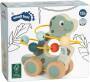 SMALL FOOT Schiebetier mit Motorikschleife "Dino" FSC 100%