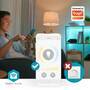 Nedis SmartLife LED Filament Lampe / Wi-Fi / E27 / 360 lm / 4.90 W / Warm bis kühlen weiß / 1800 - 6500 / Glas / Android™ / IOS / ST64 / 1 Stück