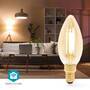 Nedis Smartlife LED Filament Lampe| WLAN| E14| 470 lm| 4.9 W| Warmweiss| 1800 - 3000