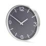 Nedis Wanduhr / Durchmesser: 300 mm / Aluminium / Leise Bewegung / Metall