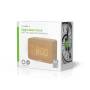 Nedis Digital-Schreibtisch-Wecker / LED / Backlight / Snooze-Funktion / Datumsanzeige / Raumtemperatut / Holz