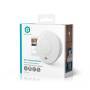 Nedis SmartLife Rauchmelder / Batteriebetrieben / Sensorlebensdauer: 10 Jahre / EN 14604 / Max. Batterie-Lebensdauer: 120 Monate / 85 dB / Weiss / 1 Stück
