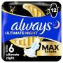 always Binde Ultimate Night - Max Protection 12Stk always Binde Ultimate Night - Max Protection 12Stk